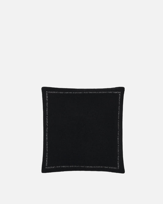 Kvadrat/Raf Simons Home Goods OS Double Face Wool Cushion in Black