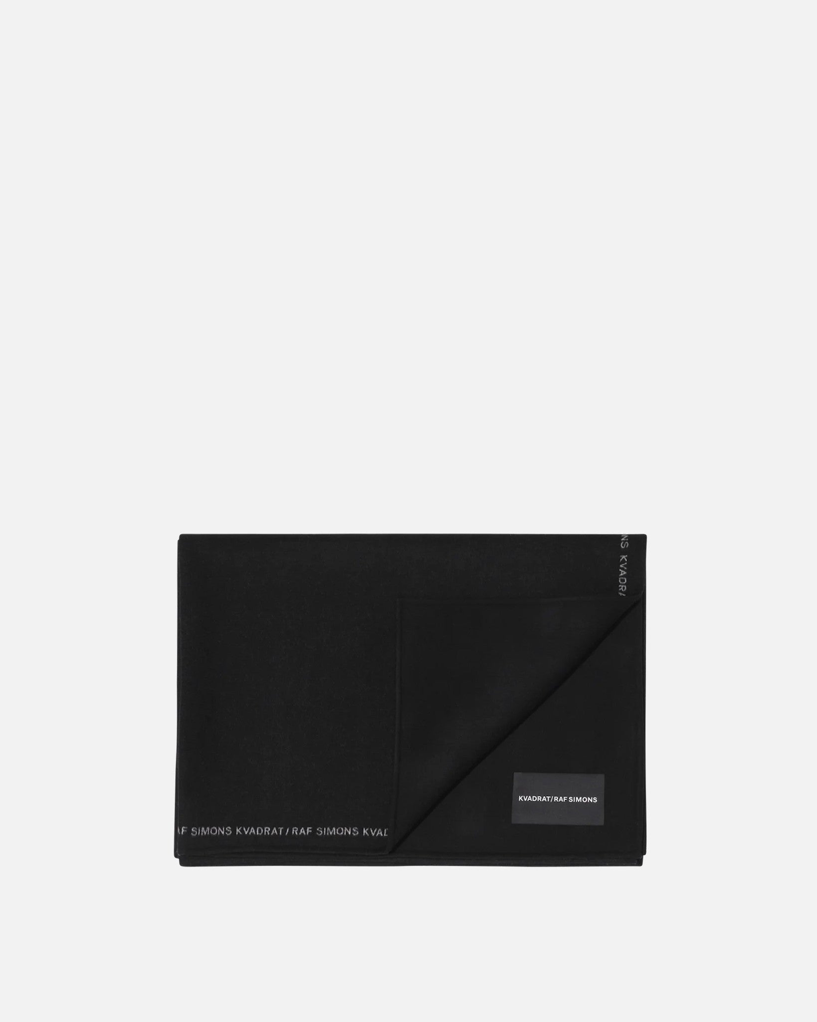 Kvadrat/Raf Simons Home Goods OS Double Face Wool Throw in Black