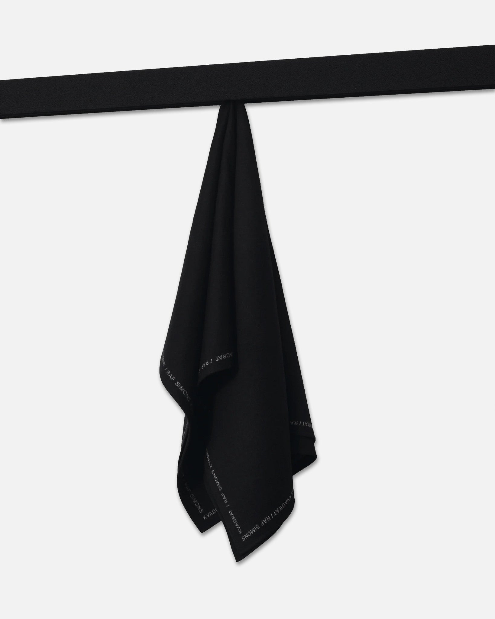 Kvadrat/Raf Simons Home Goods OS Double Face Wool Throw in Black