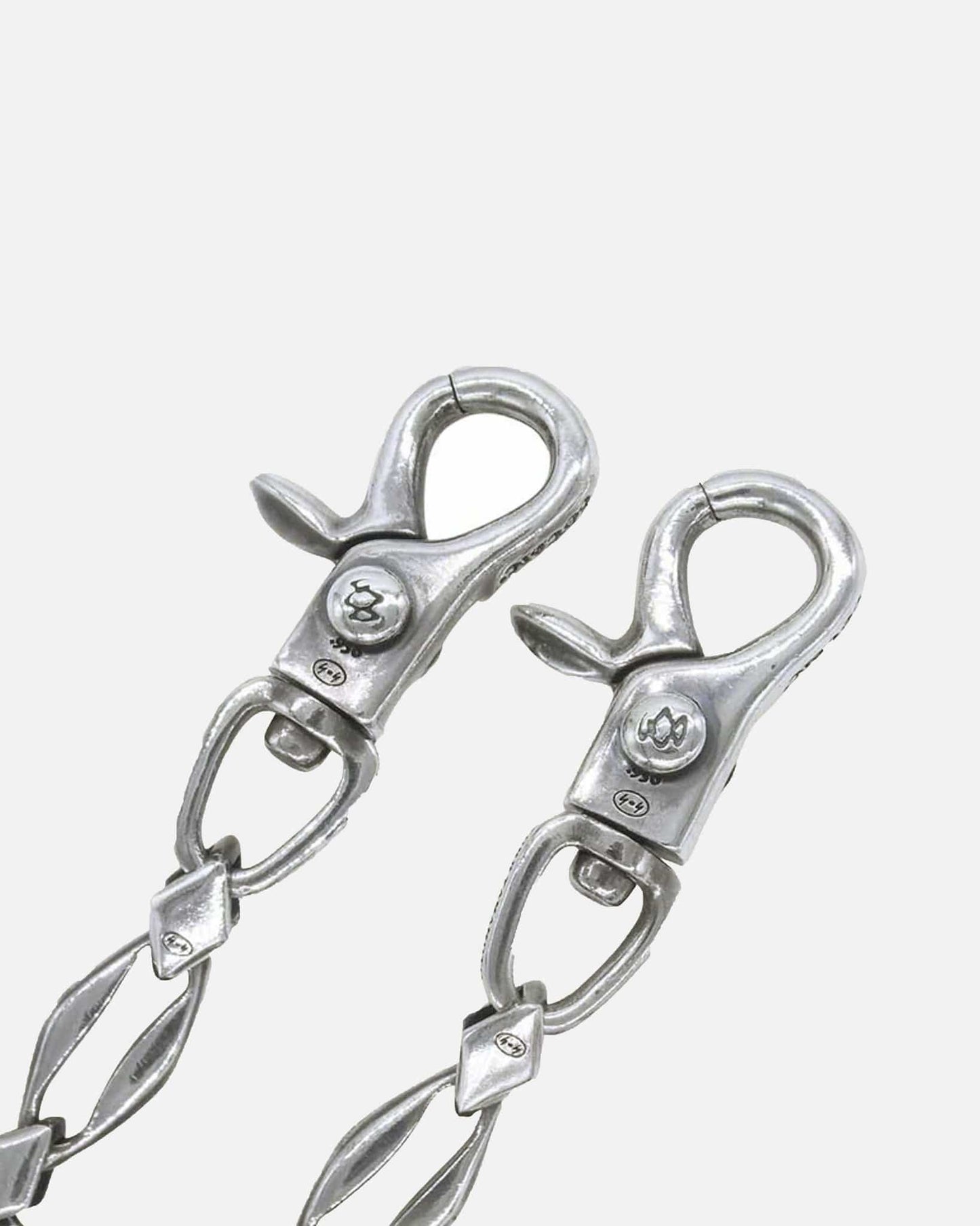 Yohji Yamamoto Pour Homme Jewelry 03 Double Hook Wallet Chain in Silver