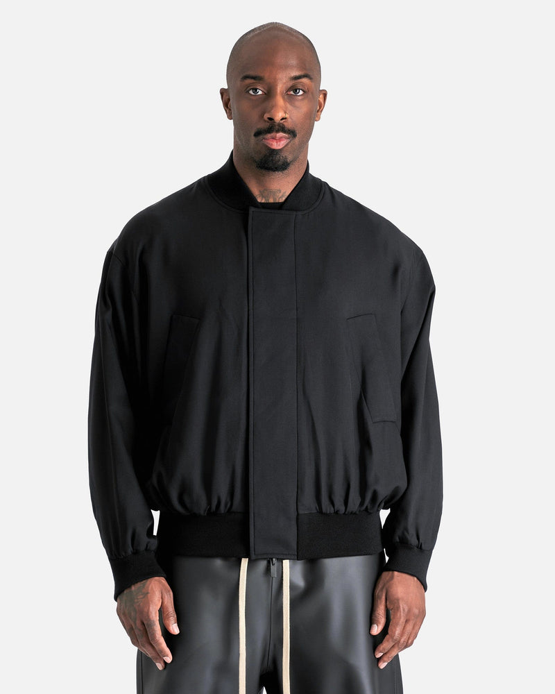 Fear of God Men's Jackets Double Layer Bomber in Black