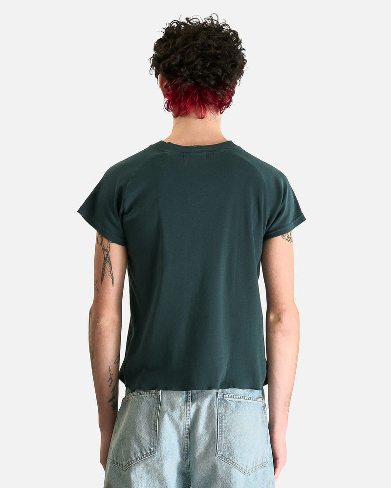 Enfants Riches Deprimes Men's T-Shirts Double the Length of Solstice Raglan T-Shirt in Faded Green