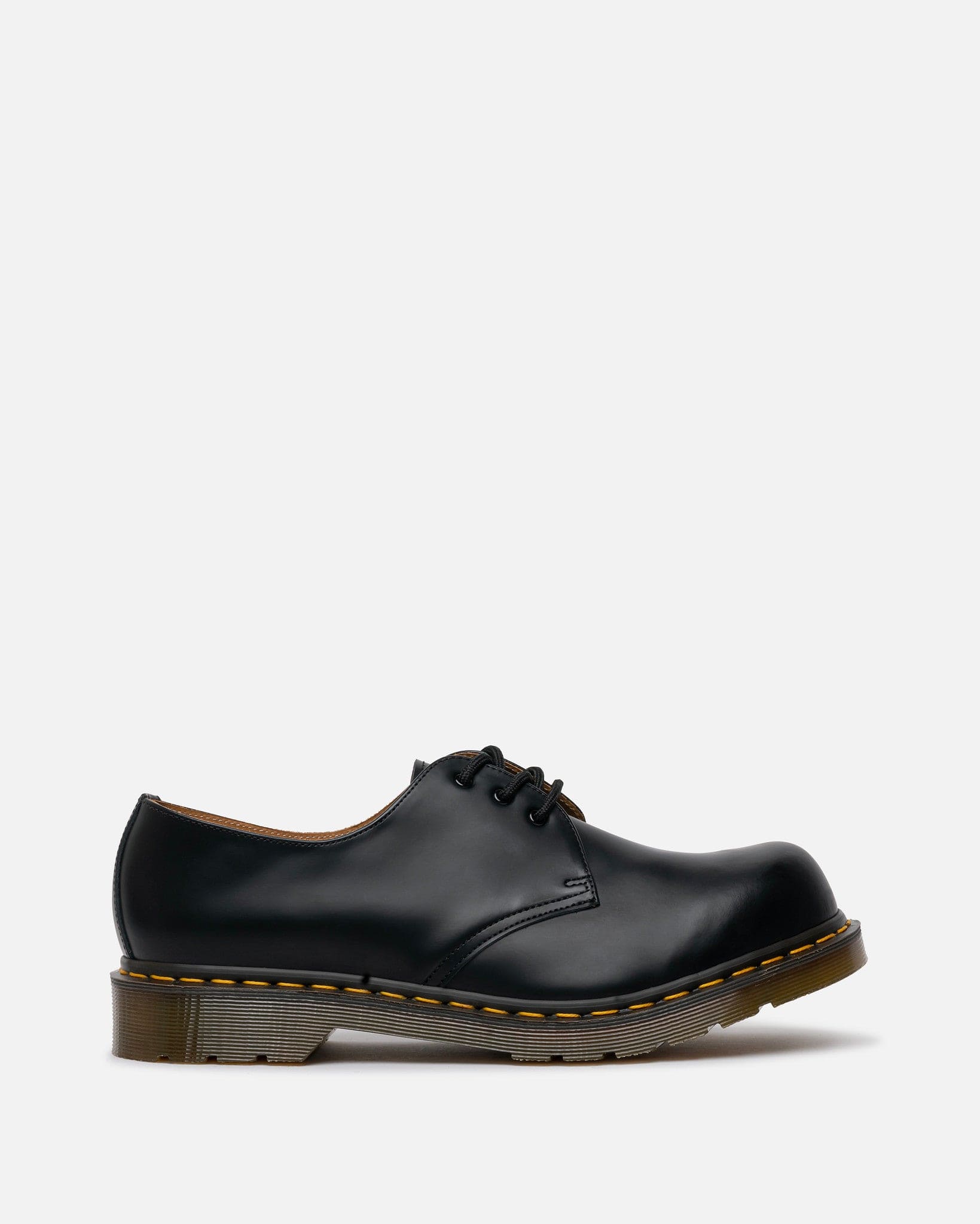 Comme des Garcons Homme Deux Men's Shoes Dr. Martens 1460 Leather Round Toe in Black
