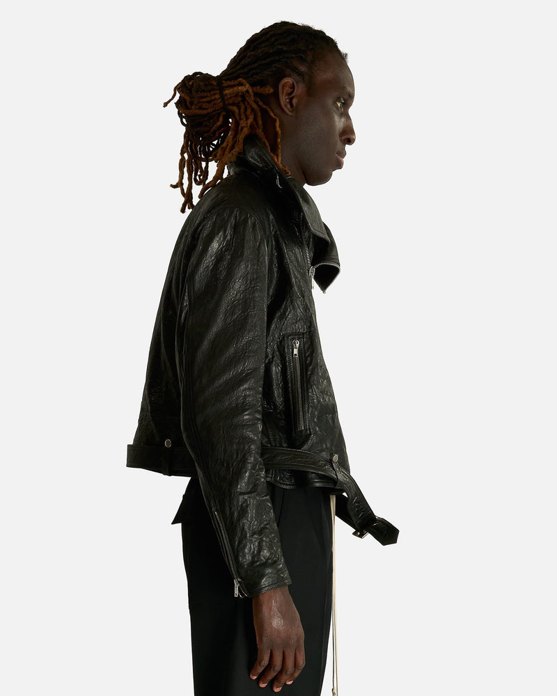 Rick Owens Men's Jackets OS Dracubiker in Black
