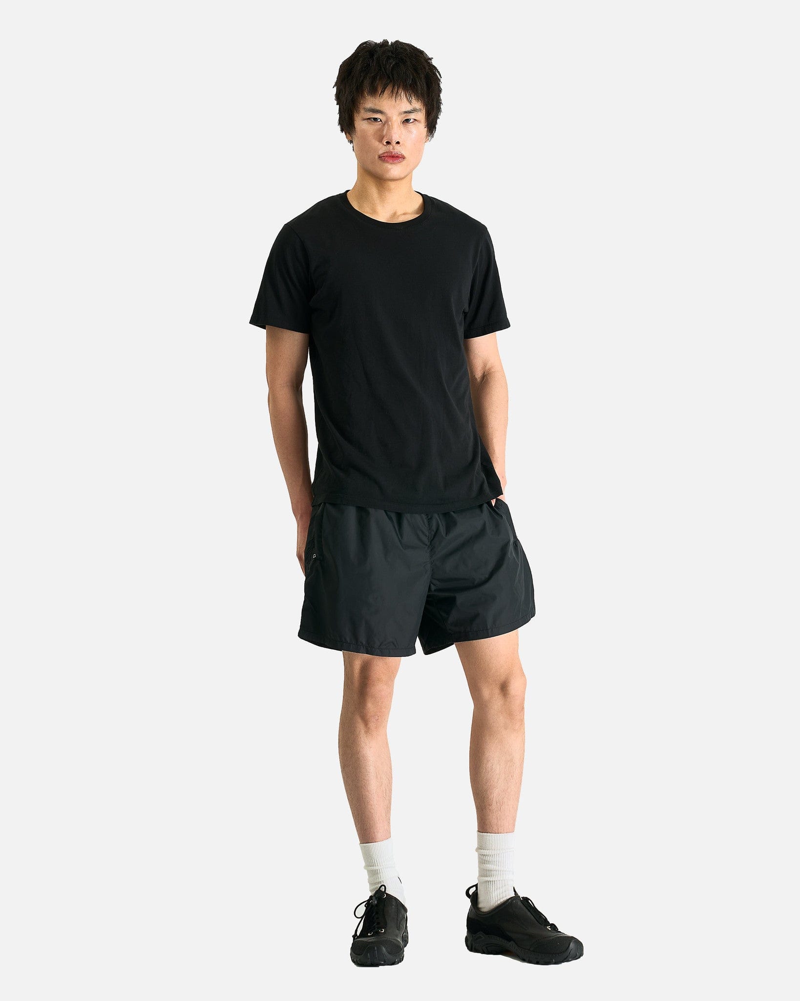 Our Legacy Men's Shorts Drape Tech Trunks in Black