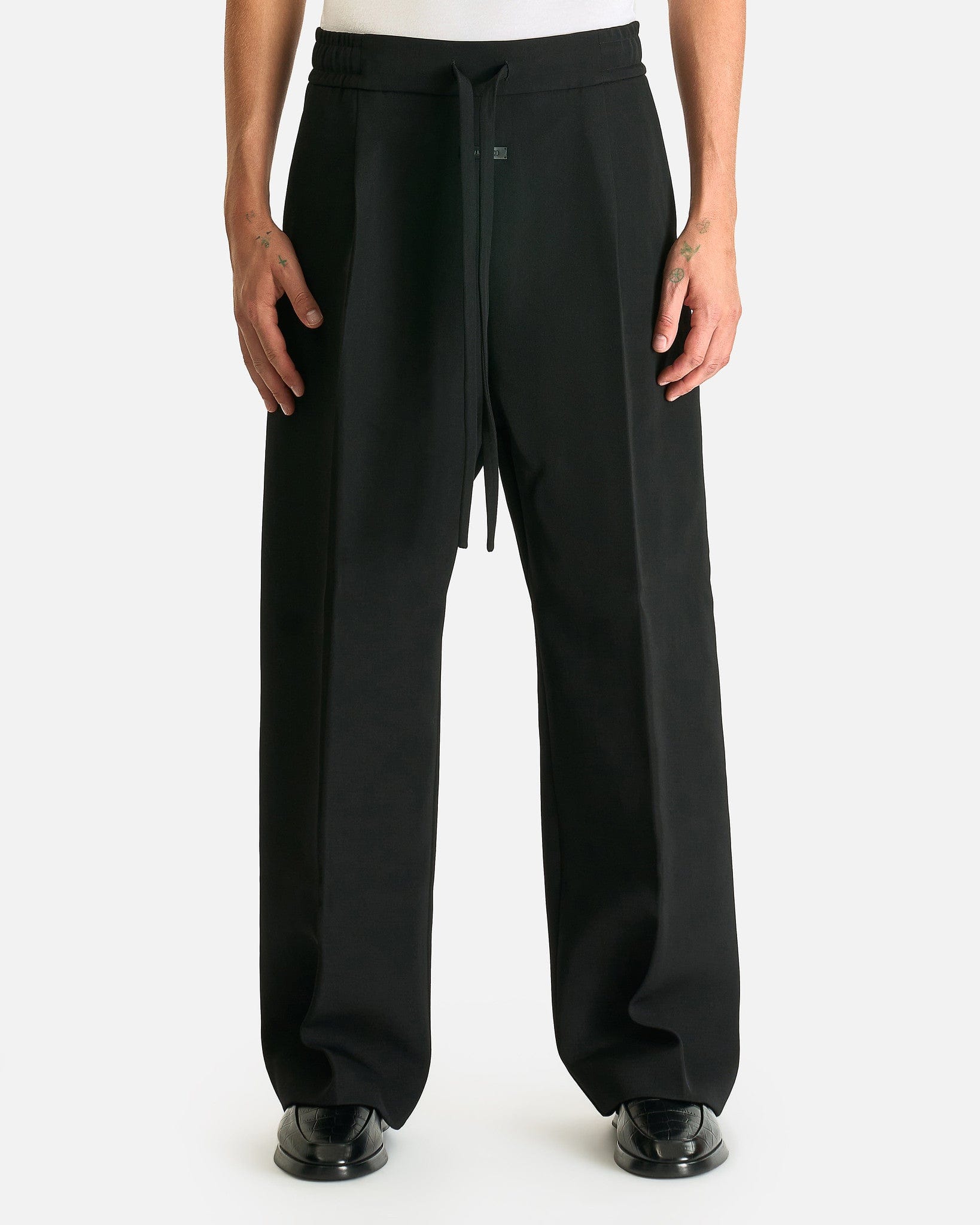Fear of God Men's Jeans Drawstring Wide Leg Pant in Black