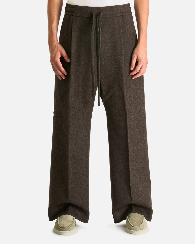 Fear of God Men's Jeans Drawstring Wide Leg Pant in Melange Mocha