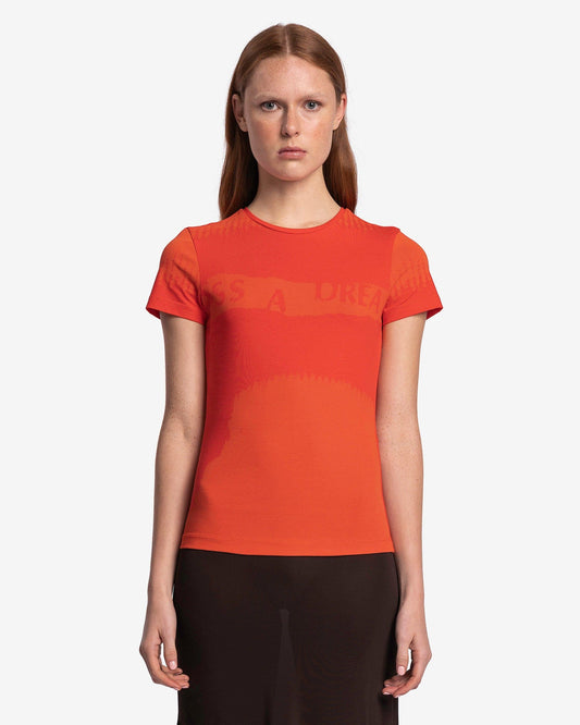 Paloma Wool Women T-Shirts Dreamy Soft Top in Red