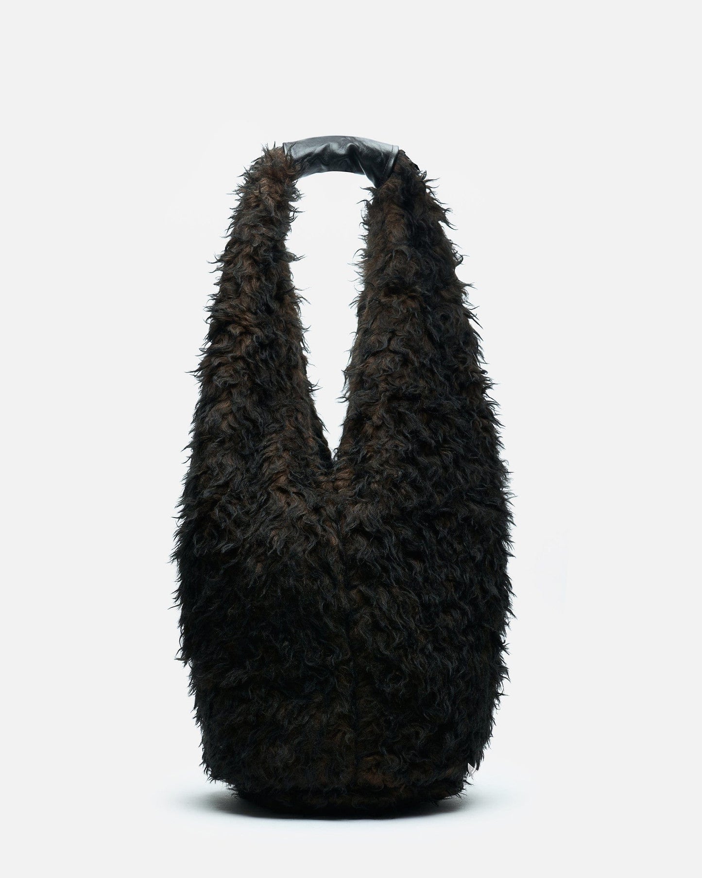 Our Legacy Men's Bags OS Drip Bag in Ombre Brown Hairy Wool