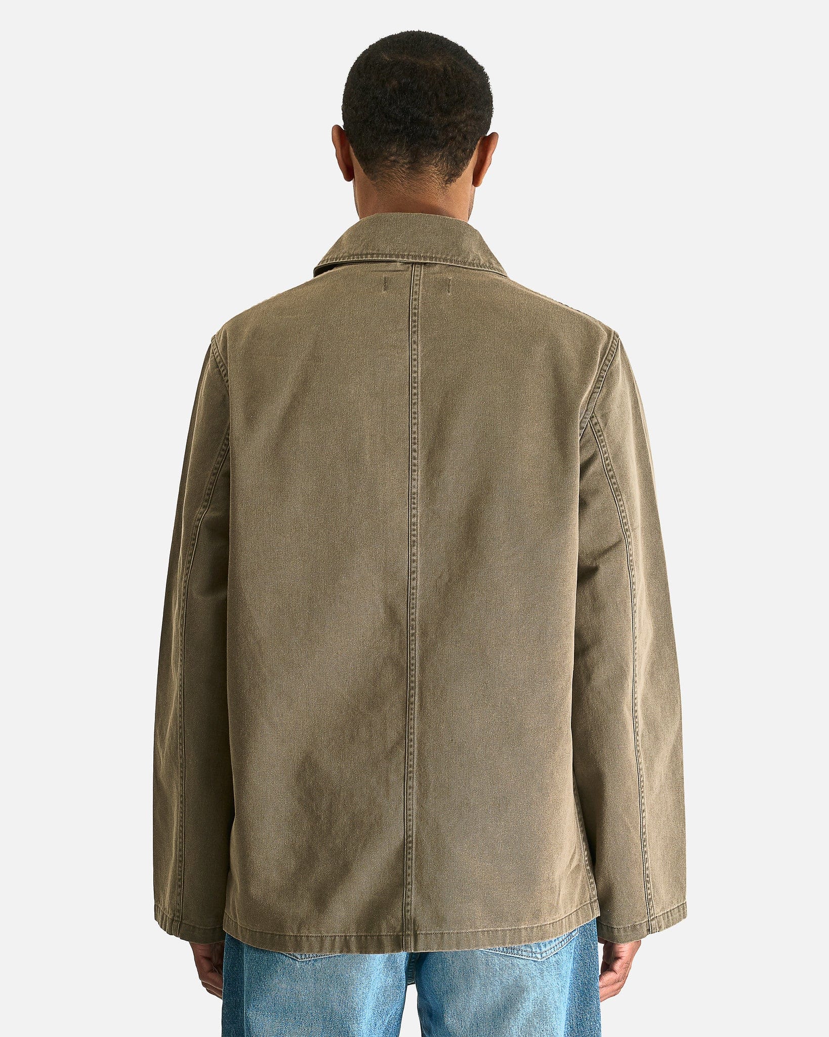 Our Legacy Men's Jackets Dutch Work Jacket in Ditch Wash Out Twill