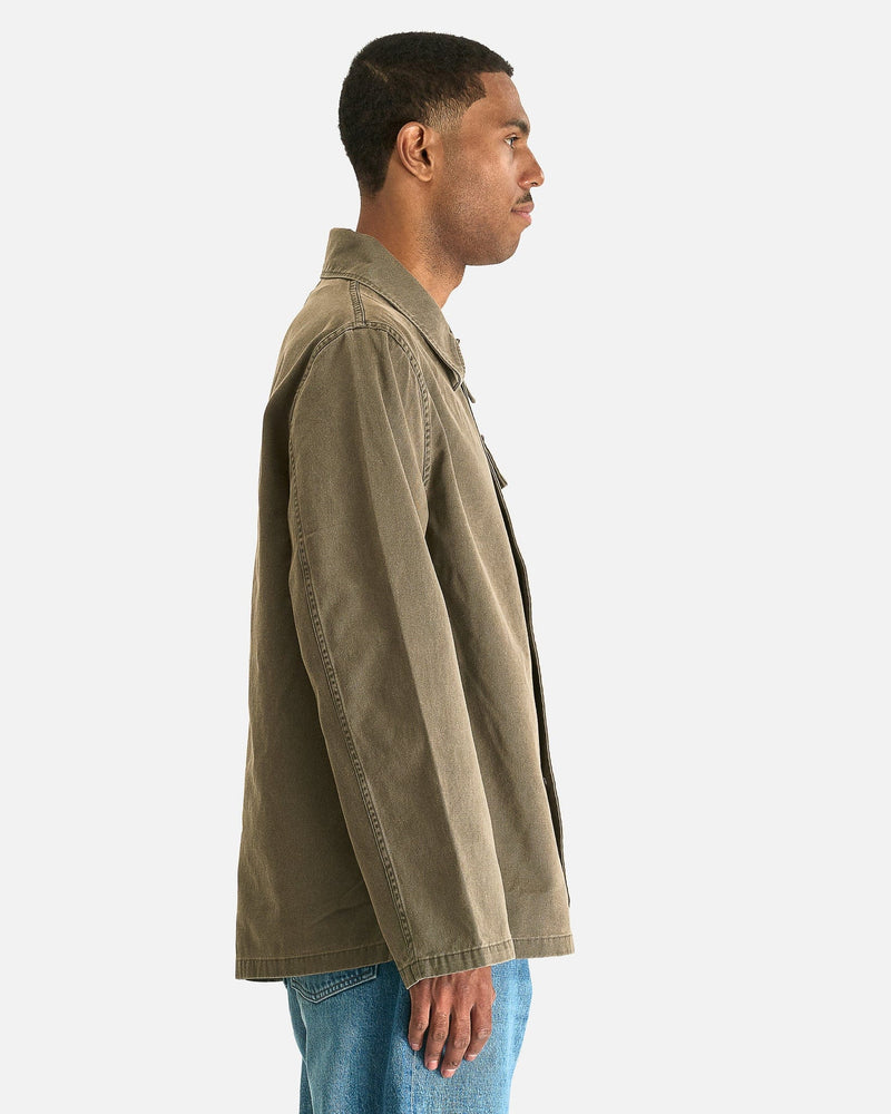 Our Legacy Men's Jackets Dutch Work Jacket in Ditch Wash Out Twill