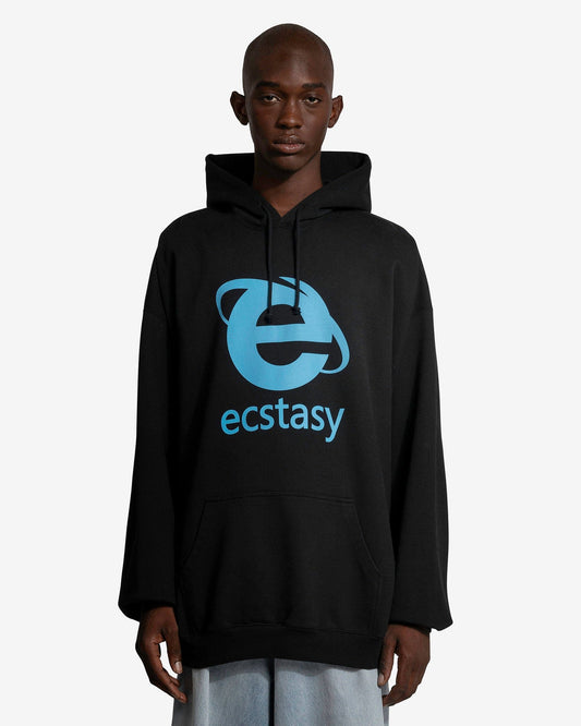 VETEMENTS Men's Sweatshirts Ecstasy Hoodie in Black