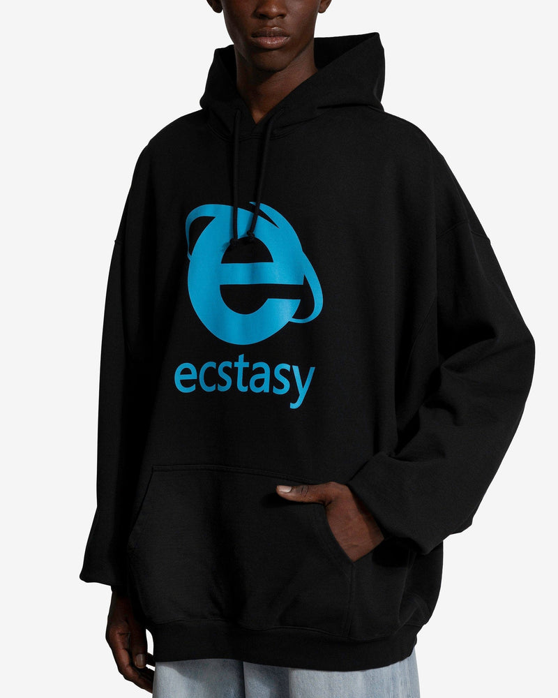 VETEMENTS Men's Sweatshirts Ecstasy Hoodie in Black