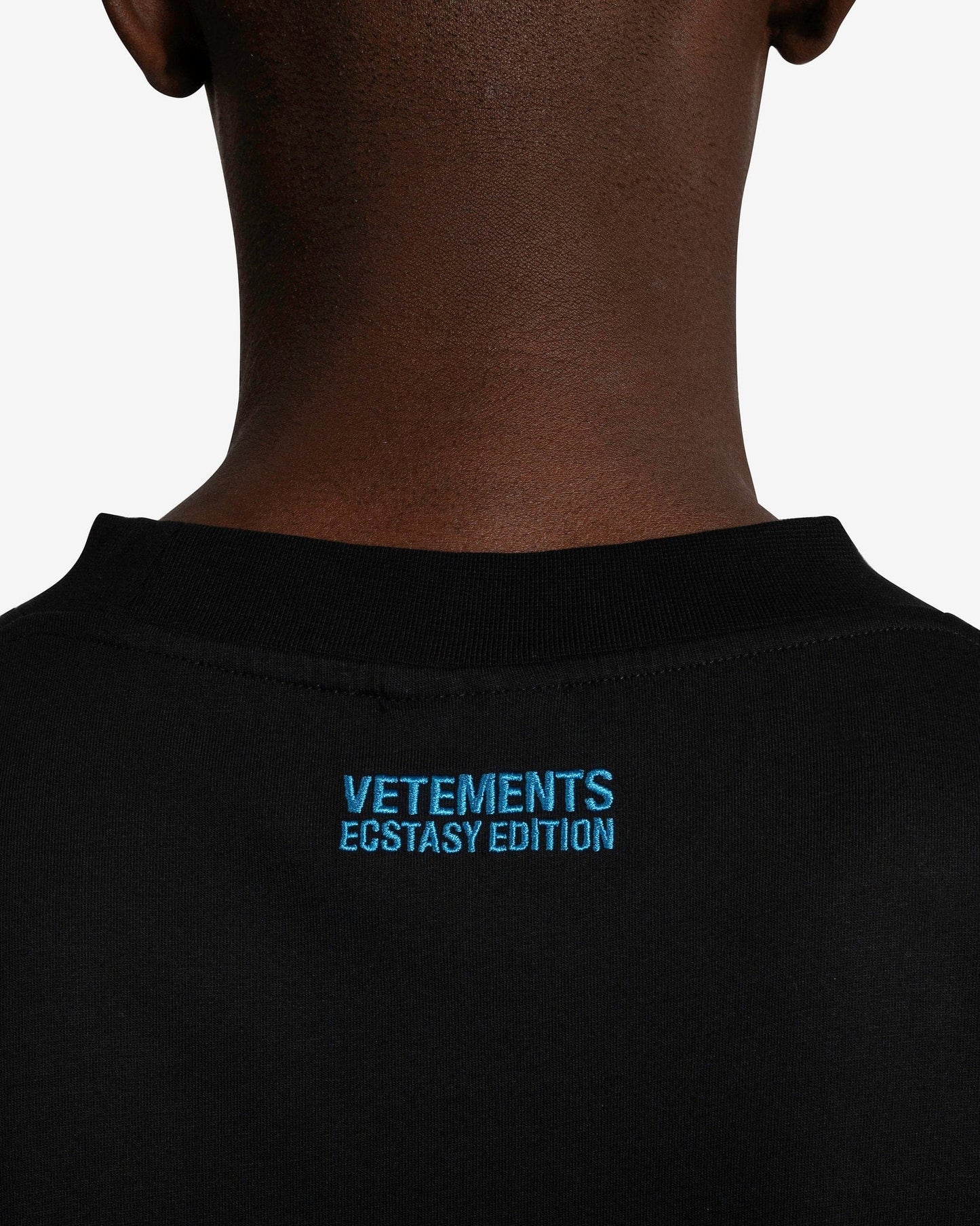 VETEMENTS Men's T-Shirts Ecstasy T-Shirt in Black