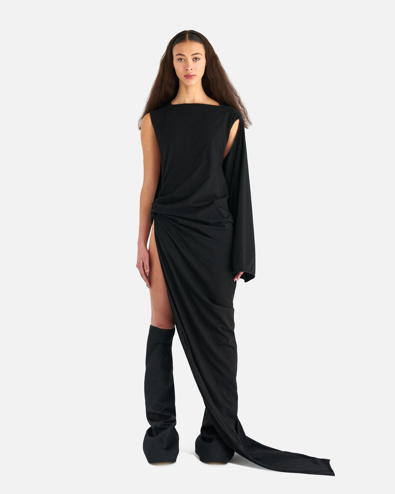 Rick Owens DRKSHDW Women Dresses O/S EDFU Gown in Black