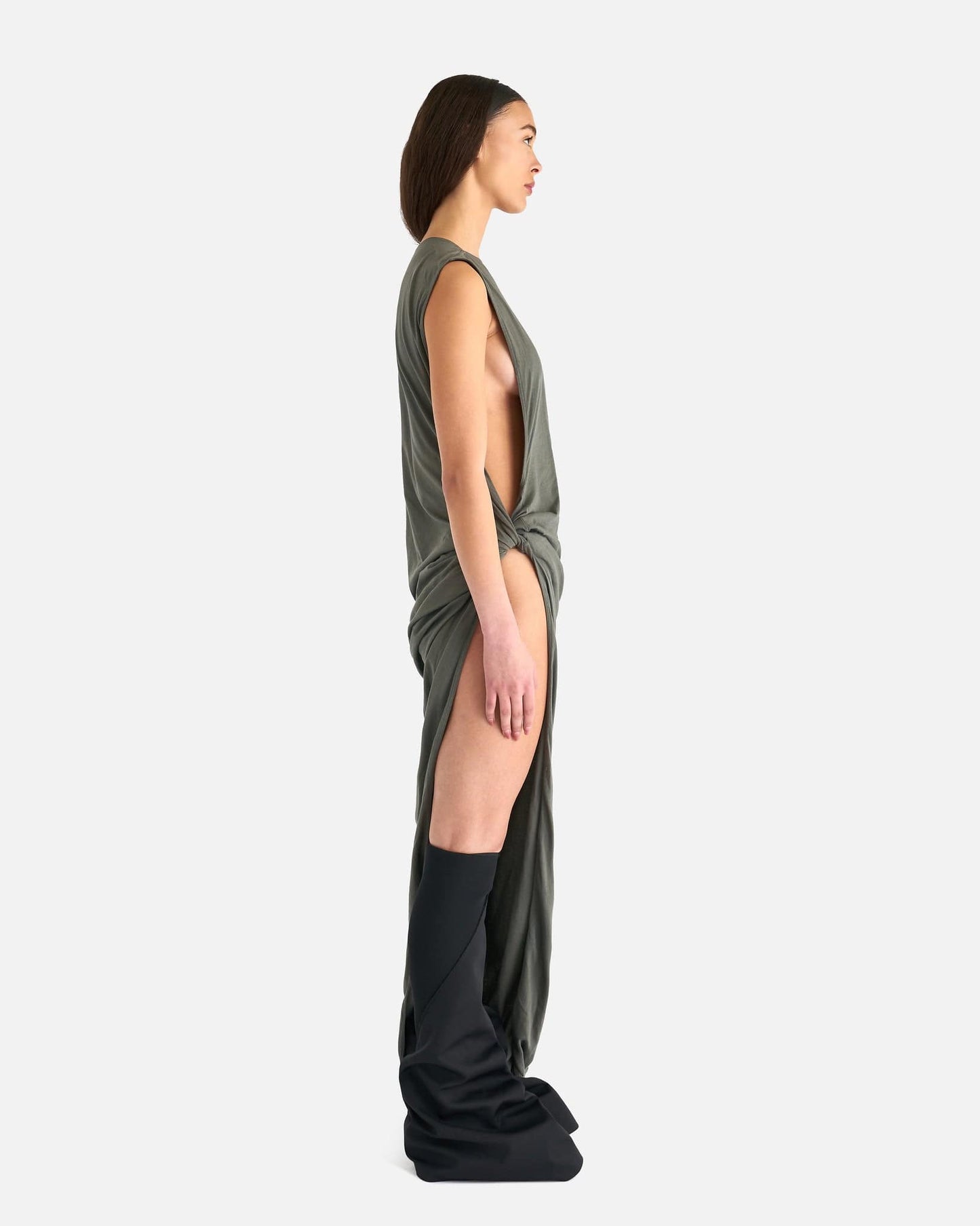 Rick Owens DRKSHDW Women Dresses O/S EDFU Gown in Hustler Blue