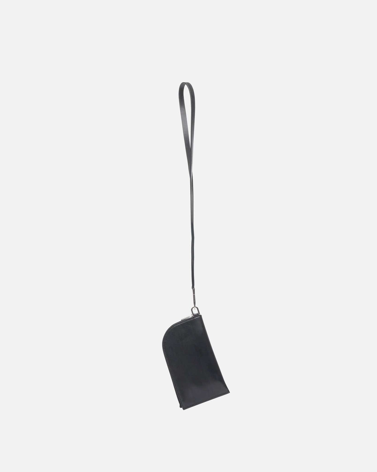 Rick Owens Leather Goods EDFU Neck Wallet in Black