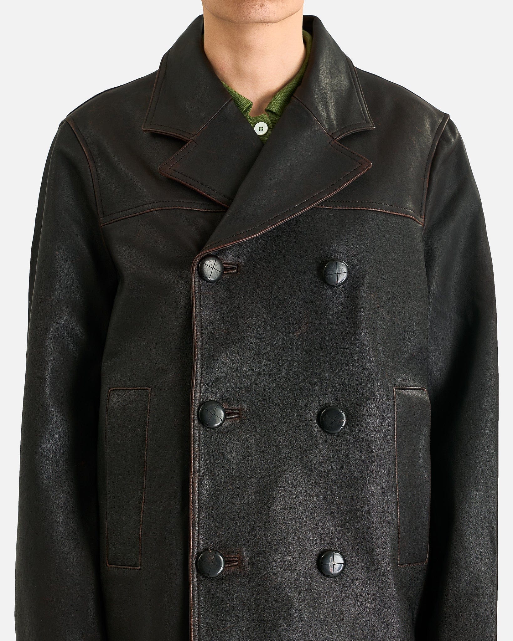 Elijah Leather Jacket in Black – SVRN