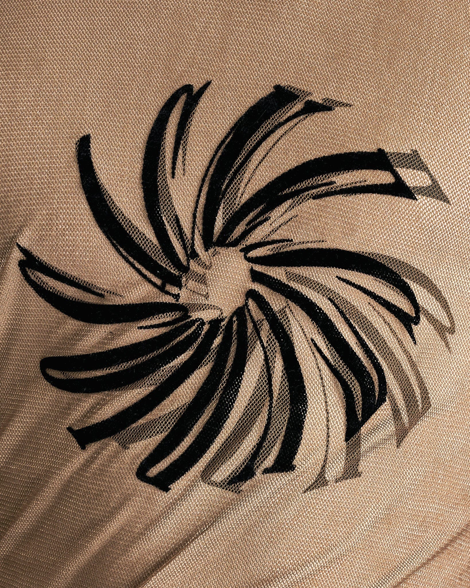 Acne Studios Men's Tops Elope Spin Logo Hood in Almond Brown