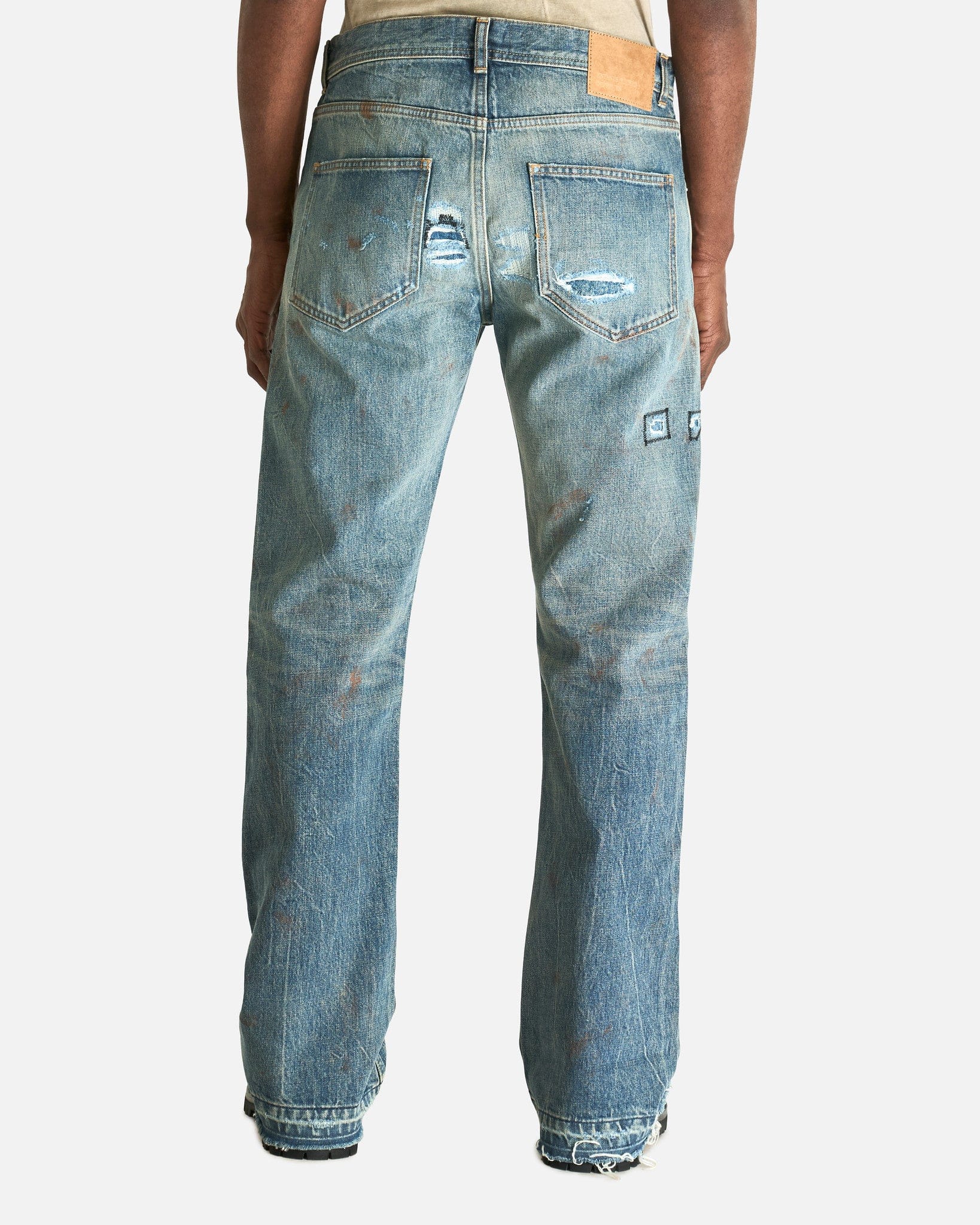 Elvis Texas Flare Jeans in Antique Blue – SVRN