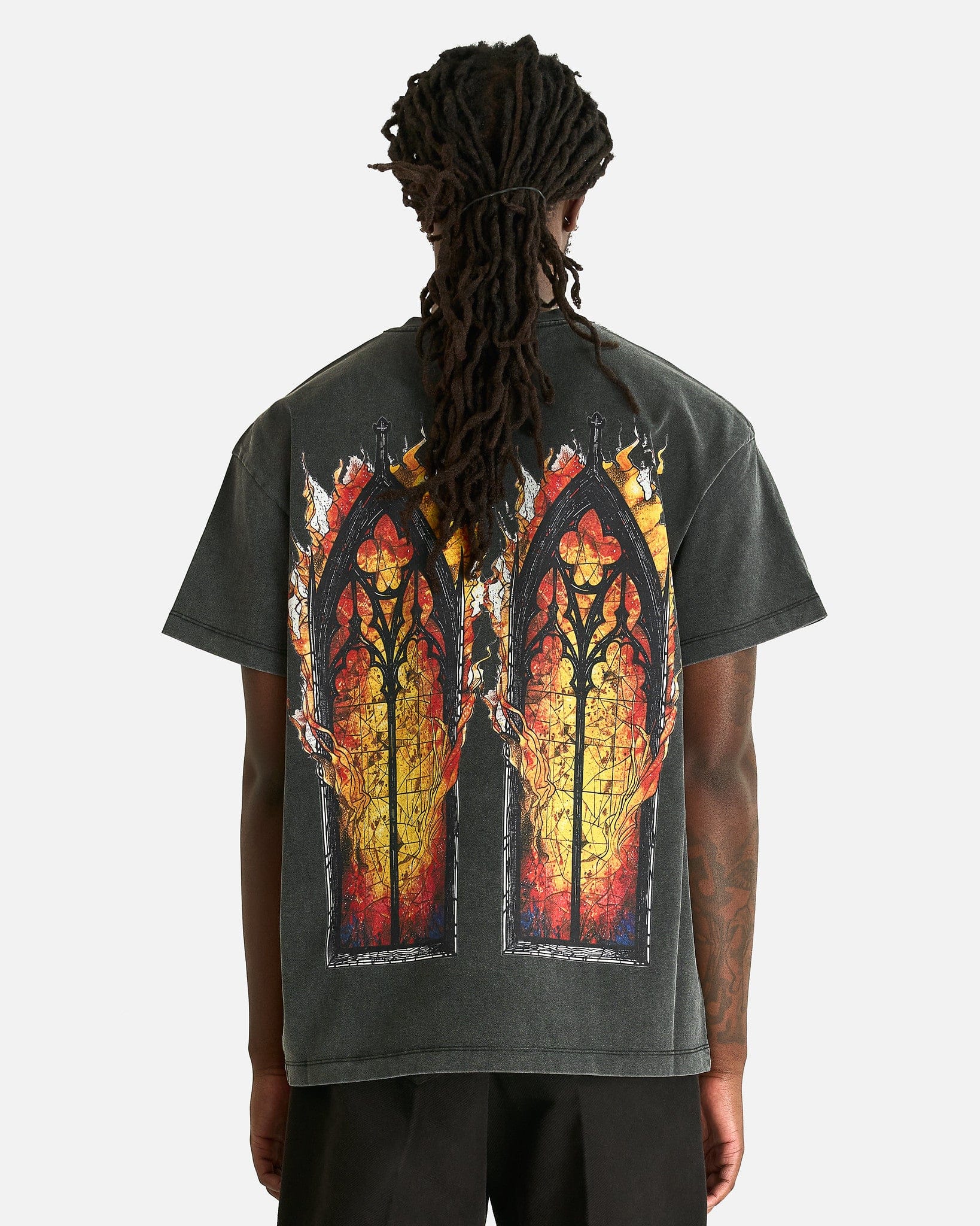 Who Decides War Men's T-shirts Ember Chapel Short Sleeve Shirt in Coal