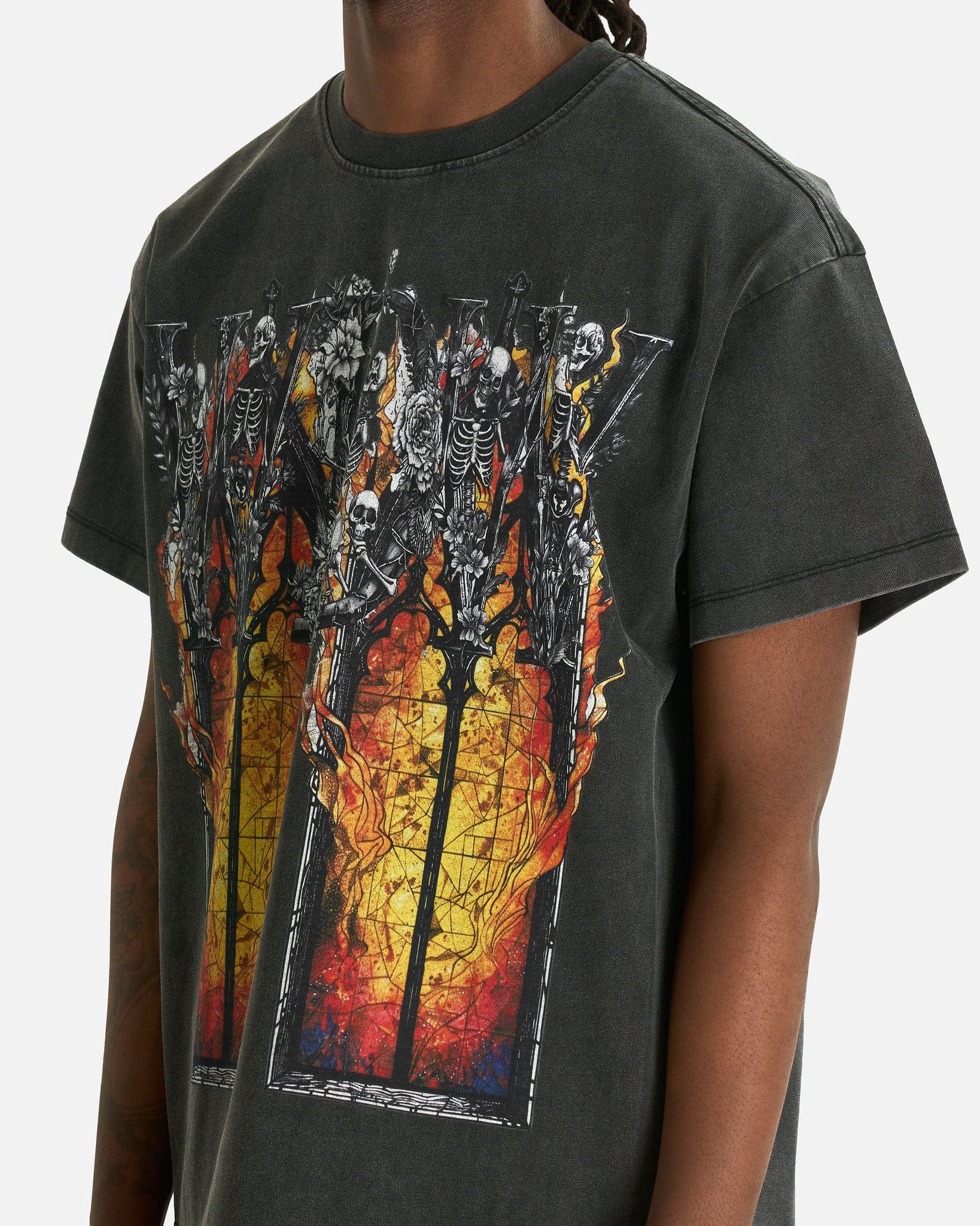Who Decides War Men's T-shirts Ember Chapel Short Sleeve Shirt in Coal