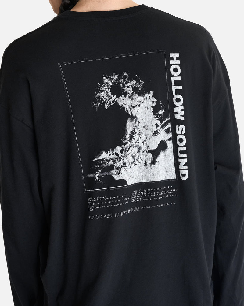 Ann Demeulemeester Men's T-shirts Emil "Hollow Sound" T-Shirt in Black