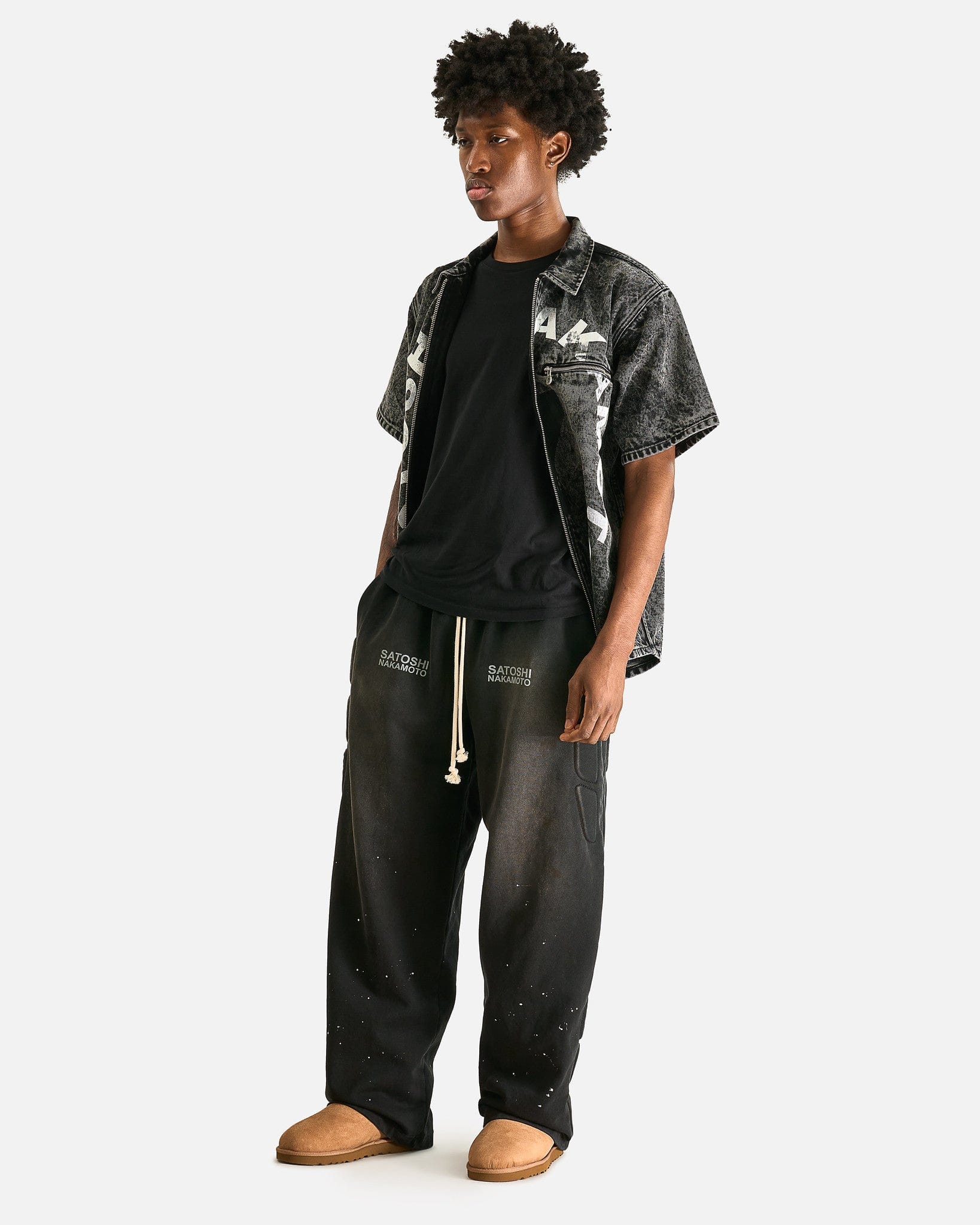 7 Moto Full Zip in Washed Black – SVRN