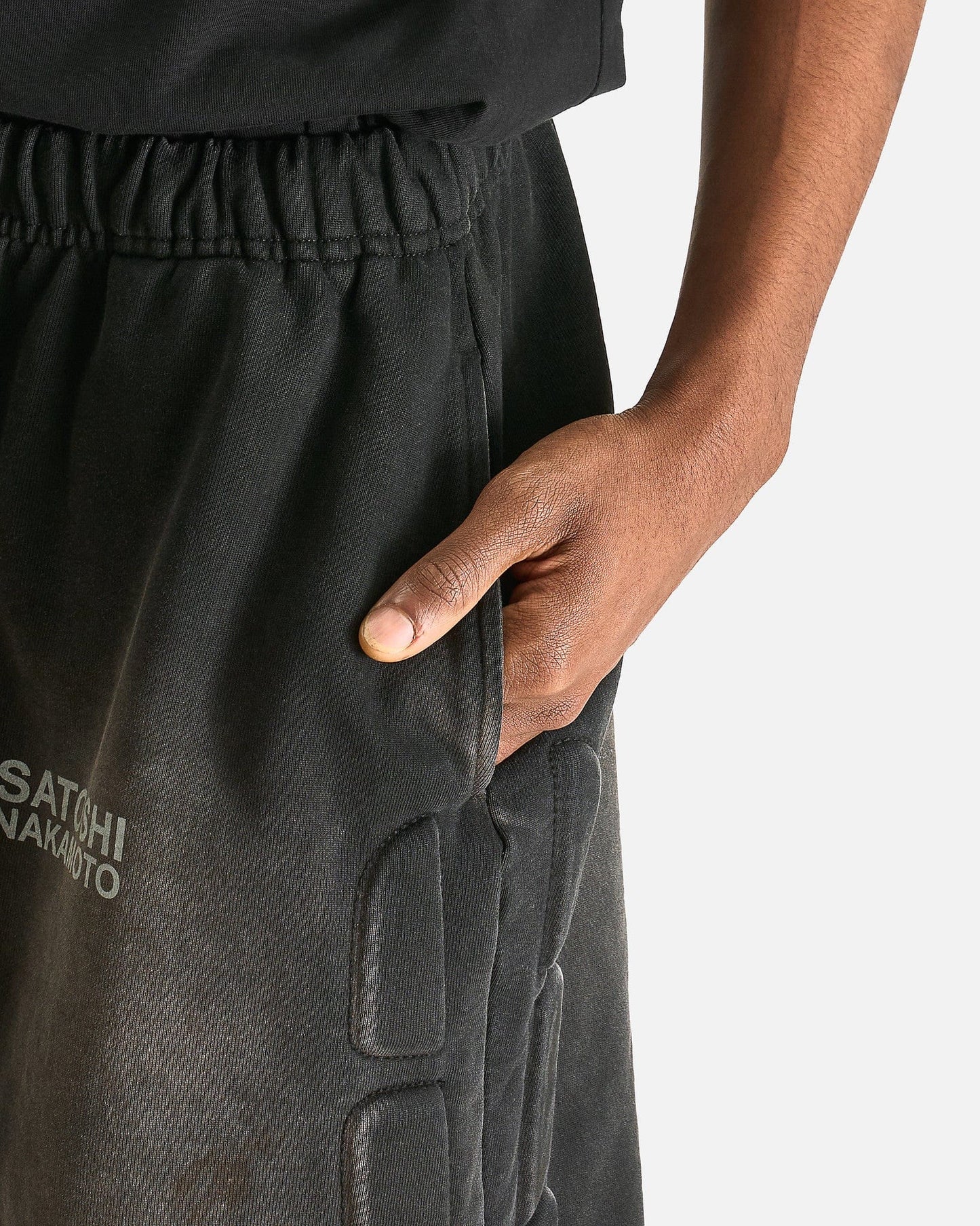 Satoshi Nakamoto Men's Pants Enduro Sweatpant in Washed Black