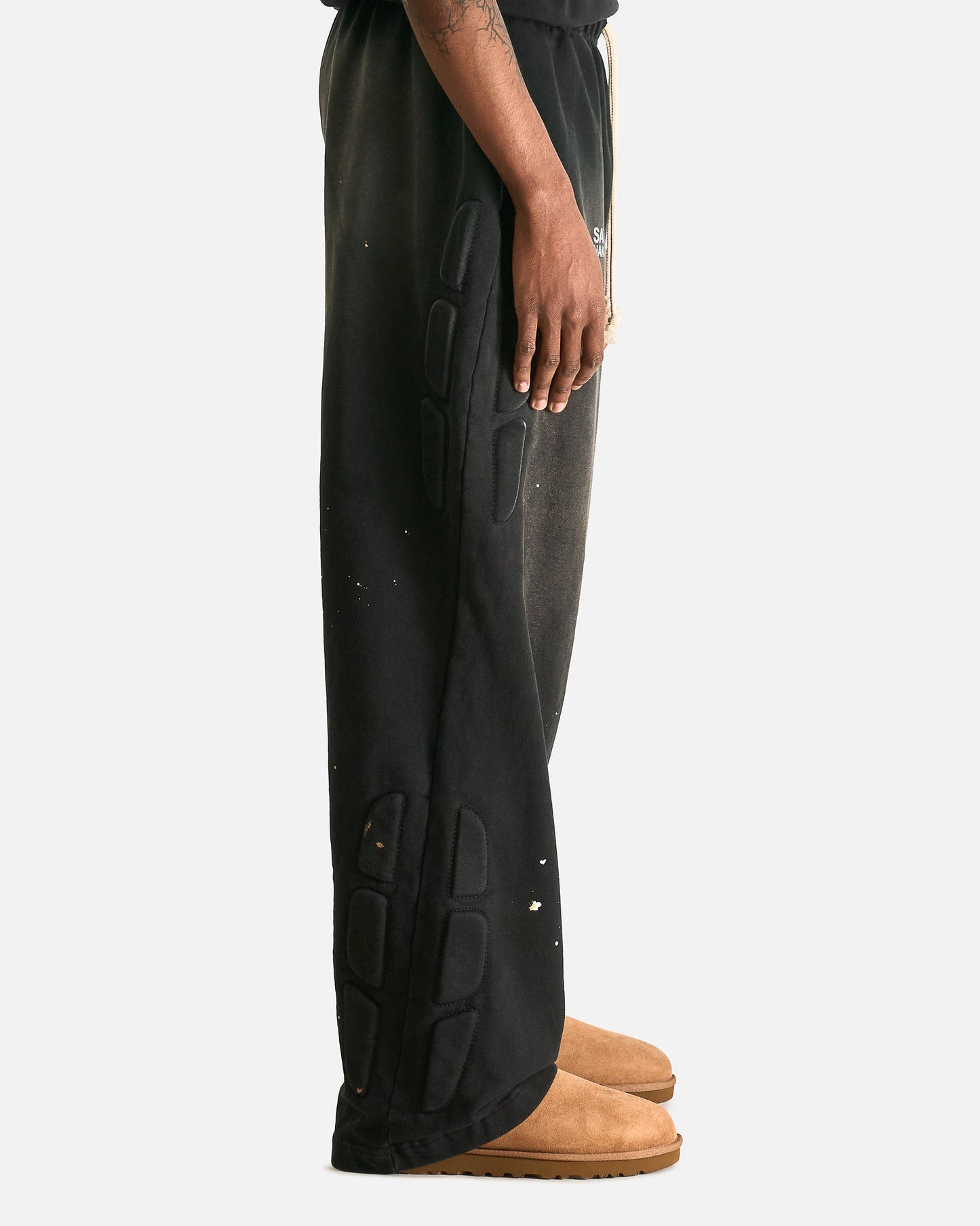Satoshi Nakamoto Men's Pants Enduro Sweatpant in Washed Black