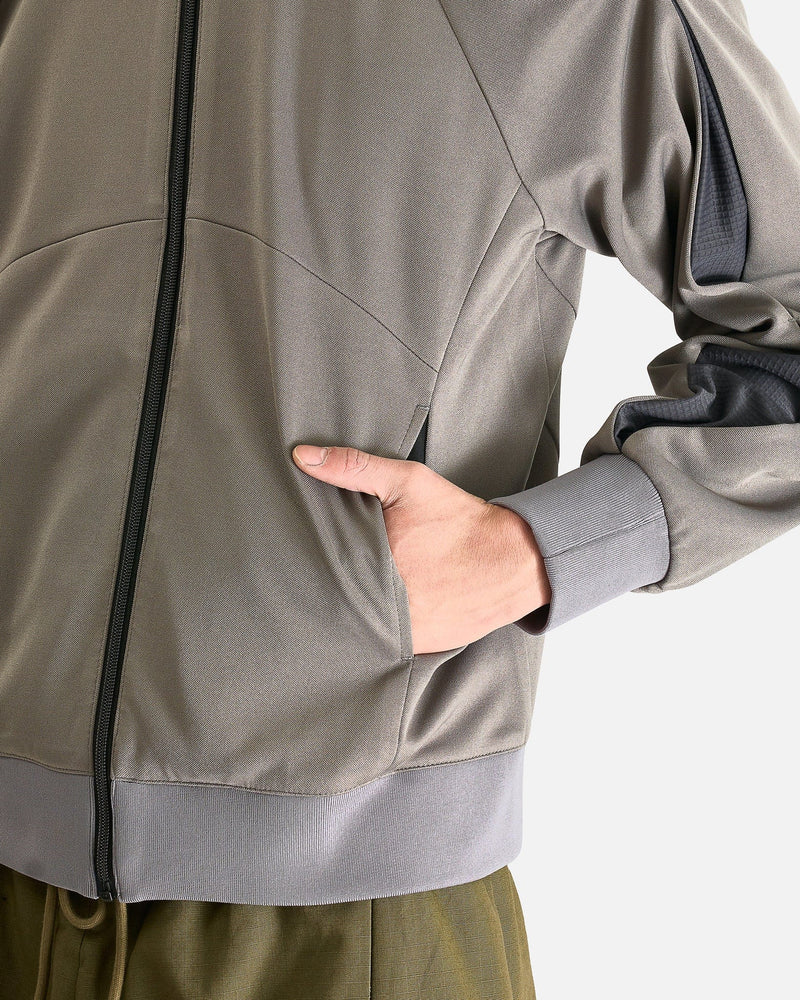 FFFPOSTALSERVICE Men's Jackets Enigma Tracksuit Jacket in Space Grey/Grey