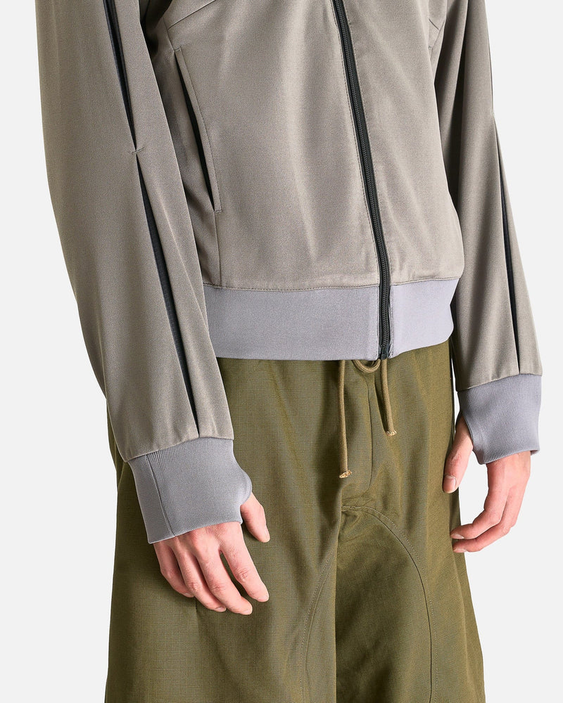 Enigma Tracksuit Jacket in Space Grey/Grey – SVRN