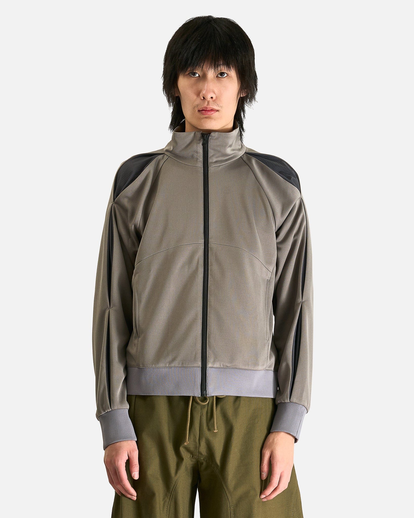 FFFPOSTALSERVICE Men's Jackets Enigma Tracksuit Jacket in Space Grey/Grey