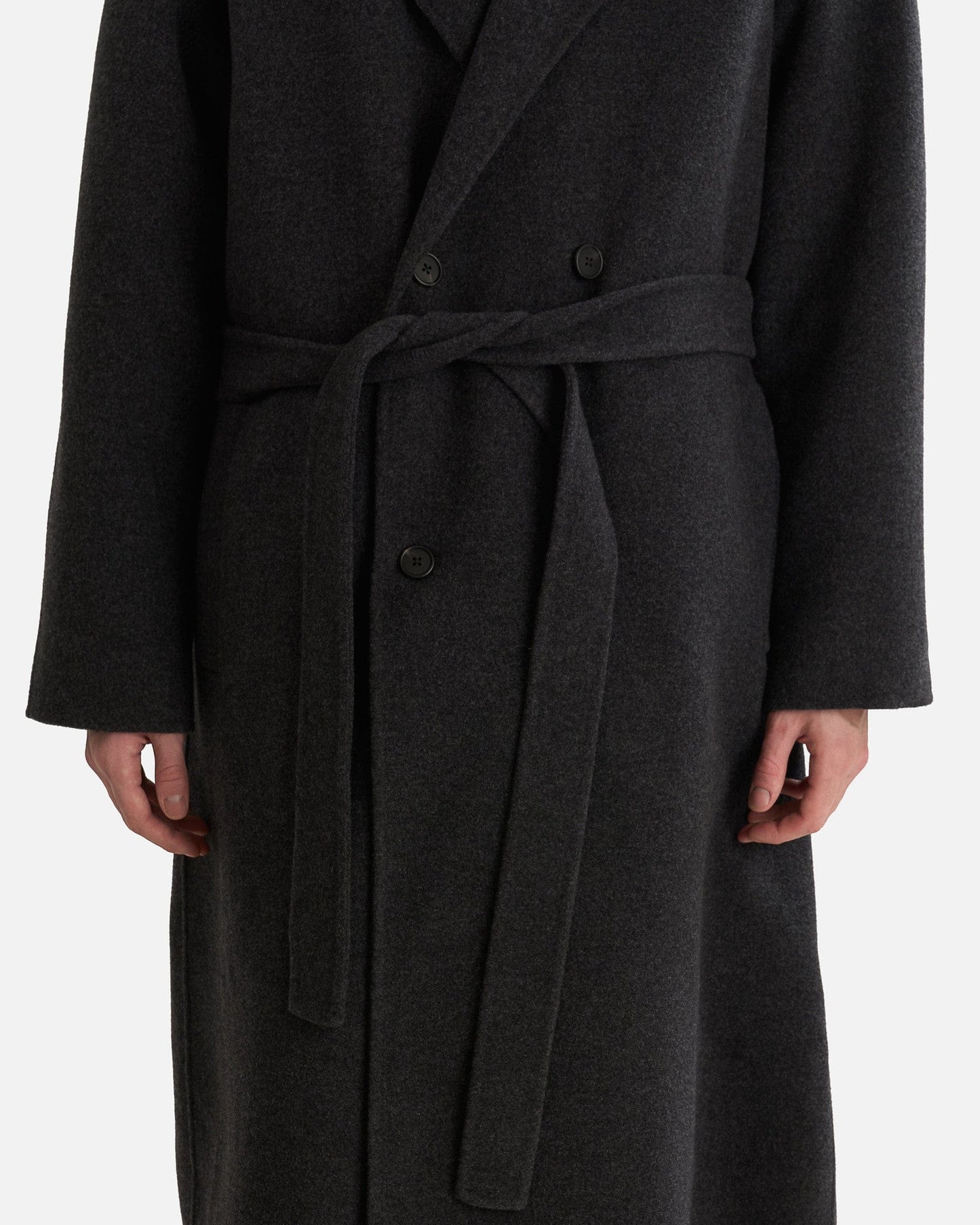 The Row Men's Coats 40 Eomer Coat in Charcoal