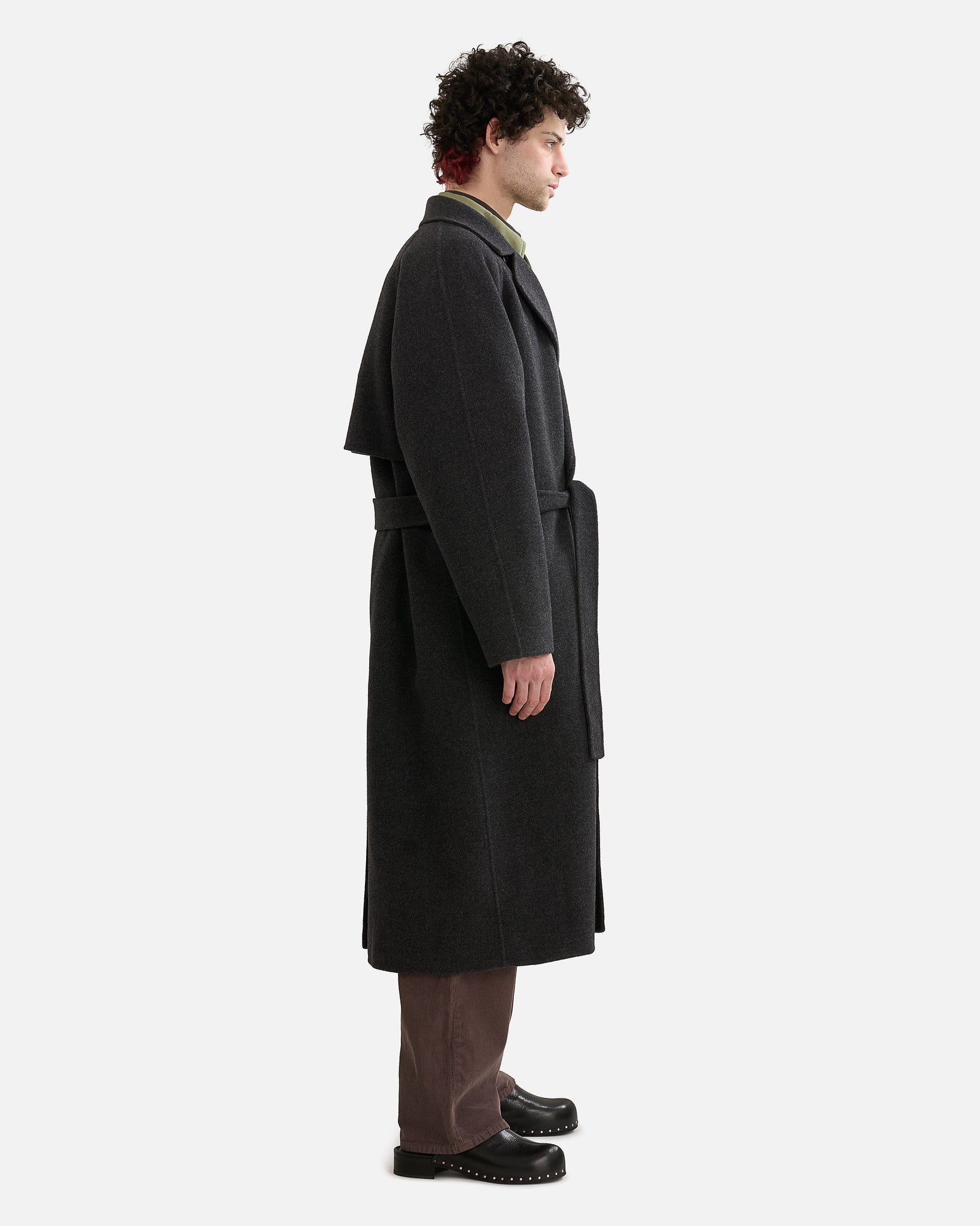 The Row Men's Coats 40 Eomer Coat in Charcoal