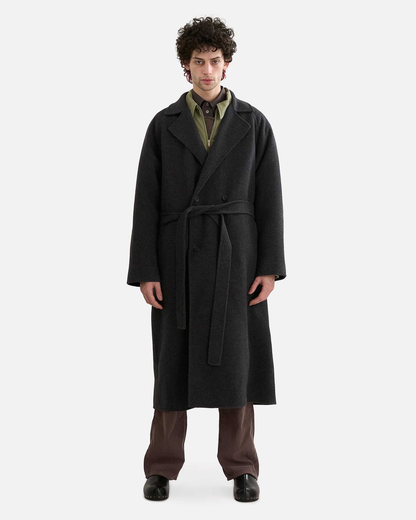 The Row Men's Coats 40 Eomer Coat in Charcoal