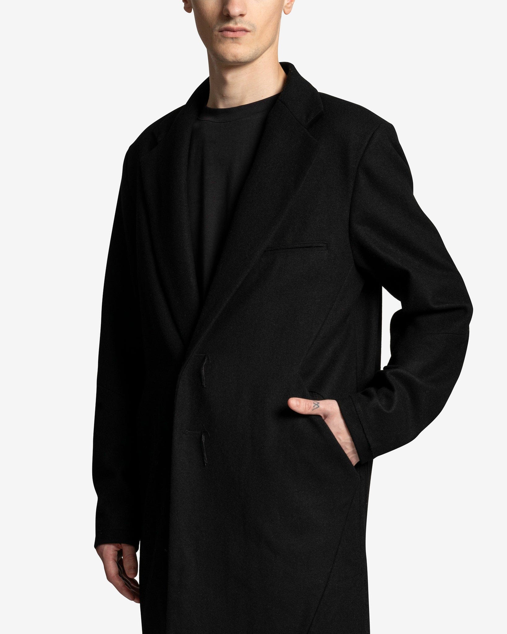 XLIM Men's Coat EP.4 01 Coat in Black