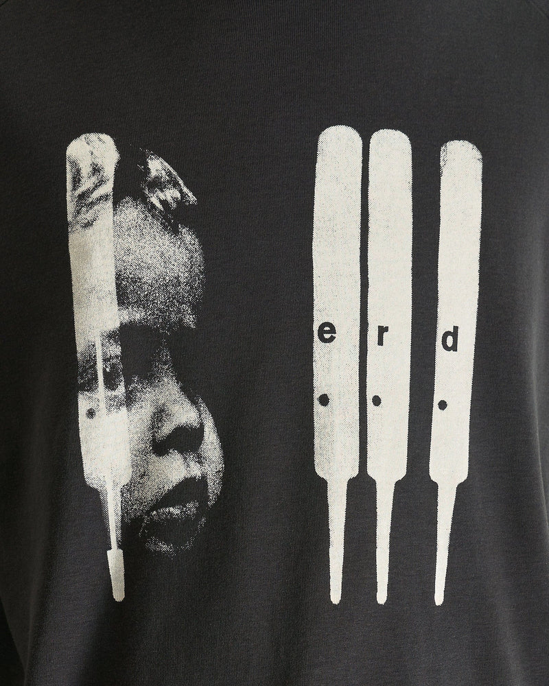 Enfants Riches Deprimes Men's T-Shirts ERD Baby Raglan T-Shirt in Faded Black