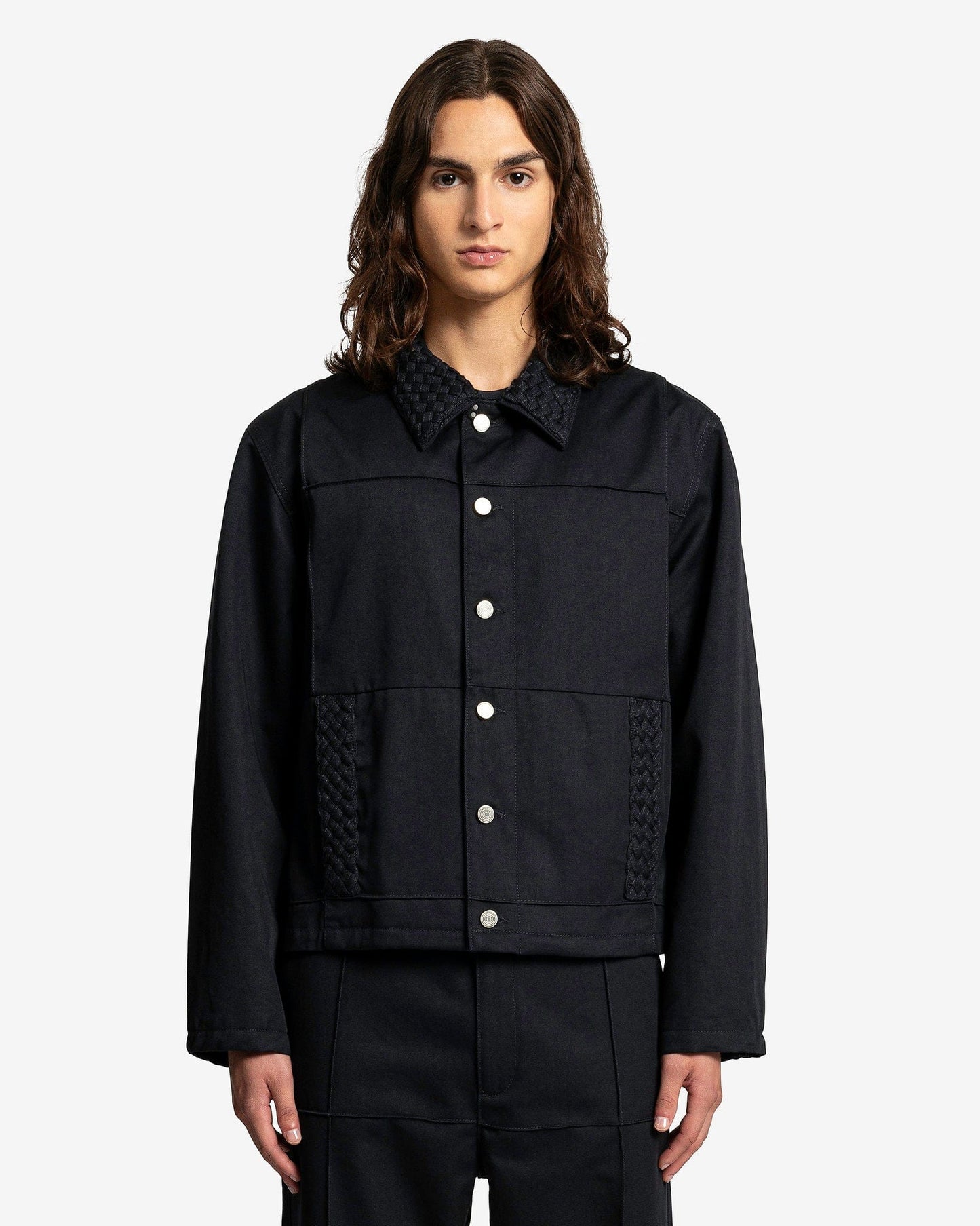 NAMACHEKO Men's Pants Ernulf Jacket in Midnight Blue