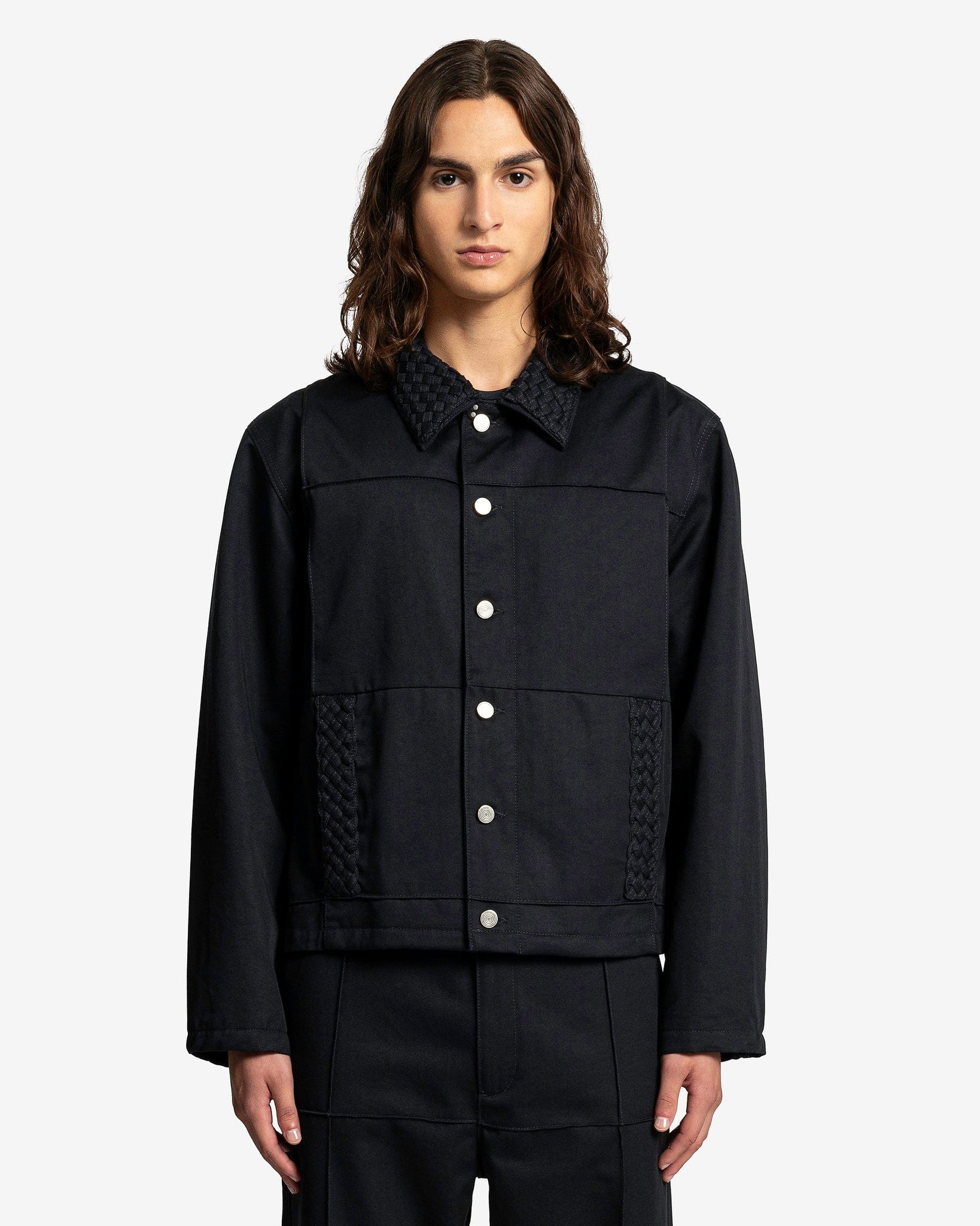 NAMACHEKO Men's Pants Ernulf Jacket in Midnight Blue