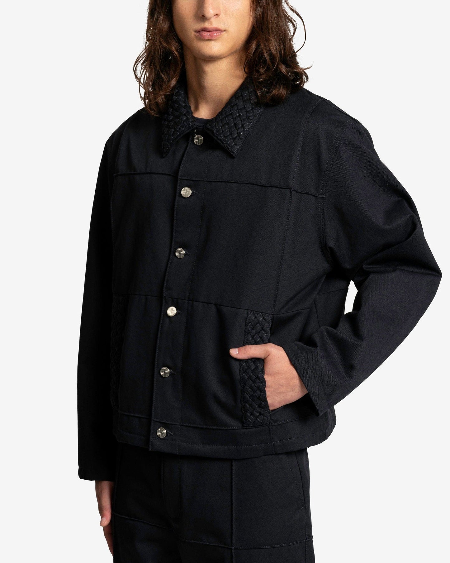NAMACHEKO Men's Pants Ernulf Jacket in Midnight Blue