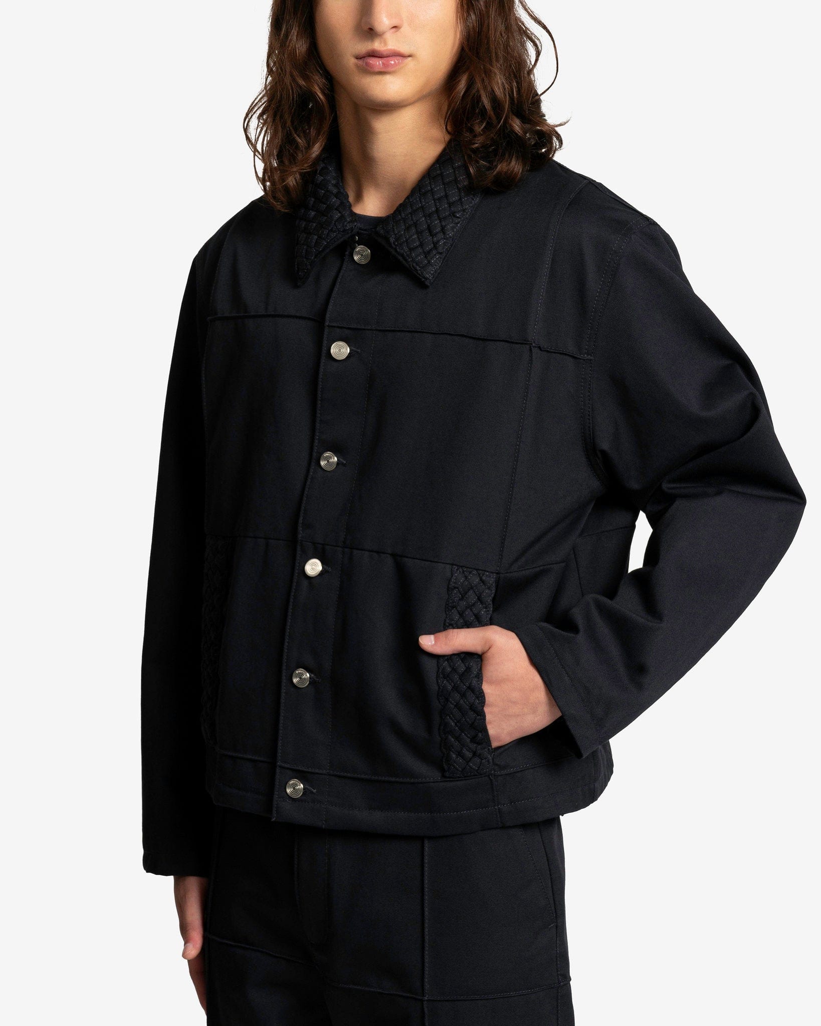 NAMACHEKO Men's Pants Ernulf Jacket in Midnight Blue