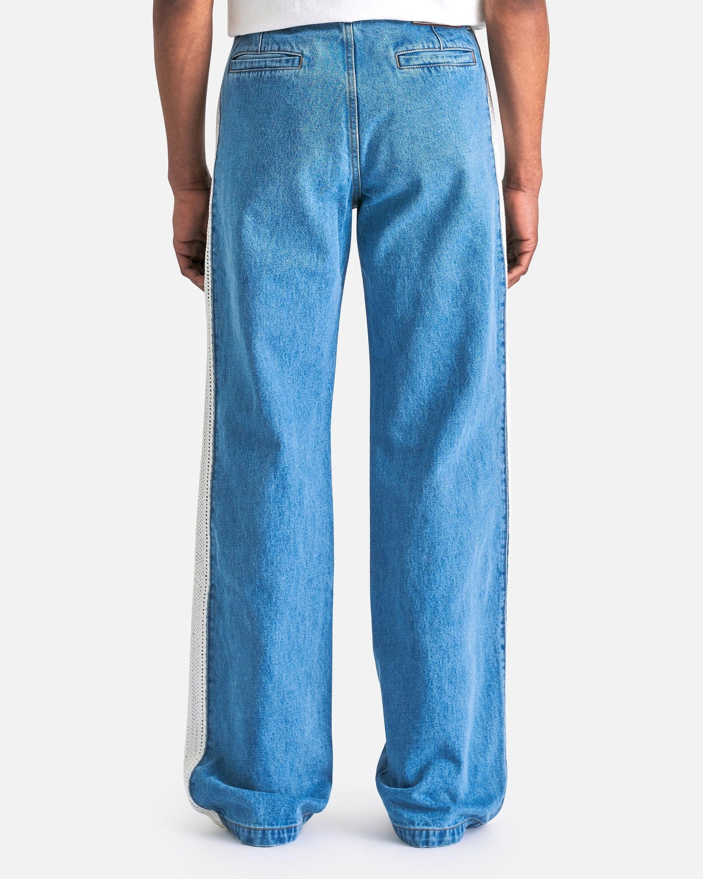 Wales Bonner Men's Jeans Eternity Trousers in Light Blue