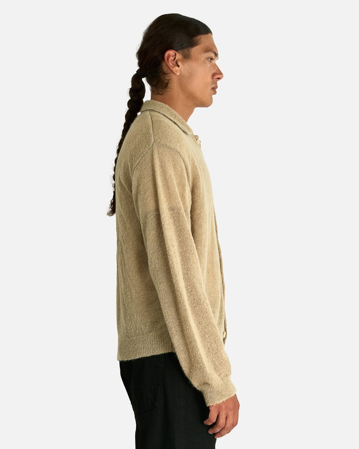 Our Legacy Men's Shirts Evening Polo in Soft Sage