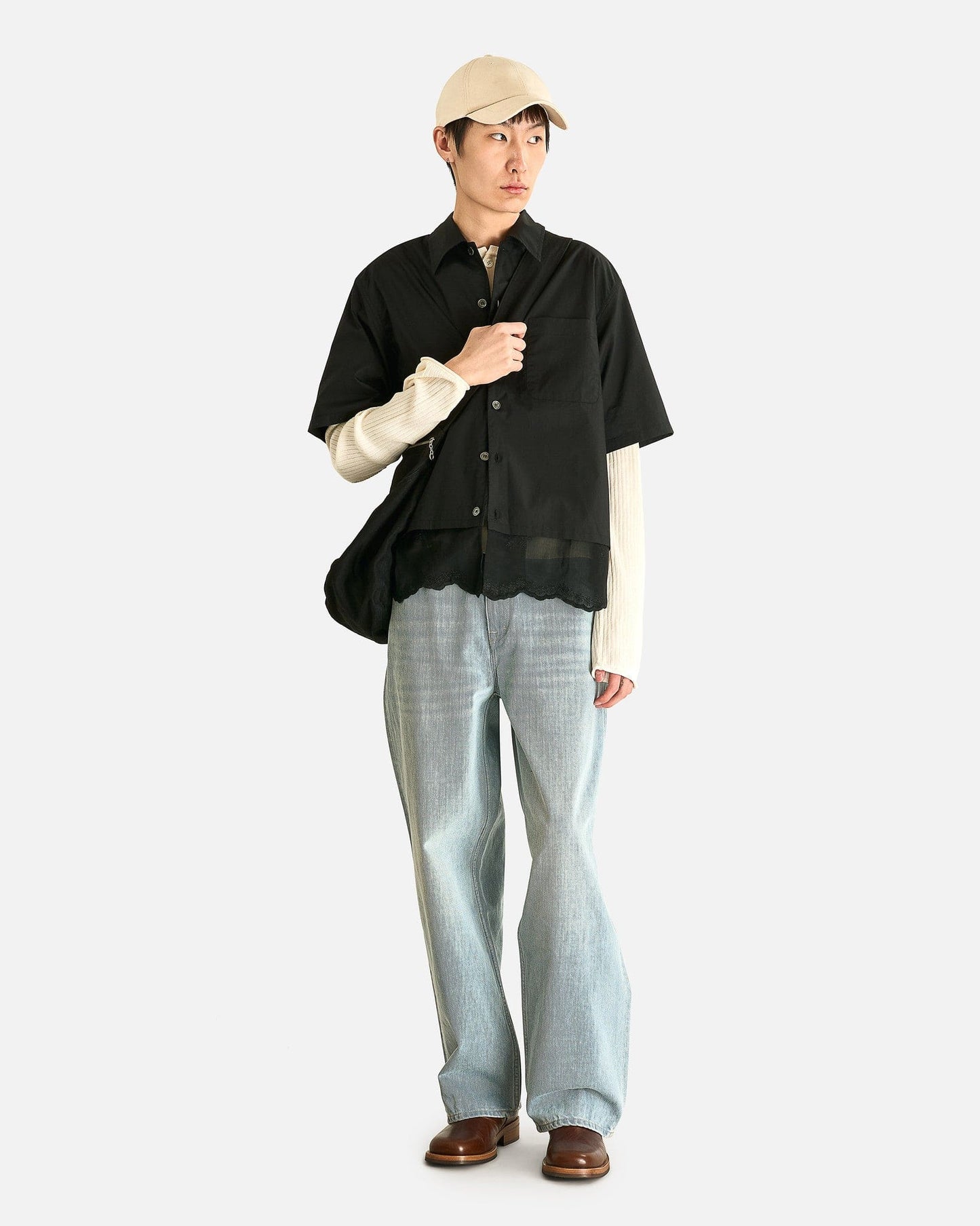 Our Legacy Men's Shirts Every Shirt Shortsleeve in Black