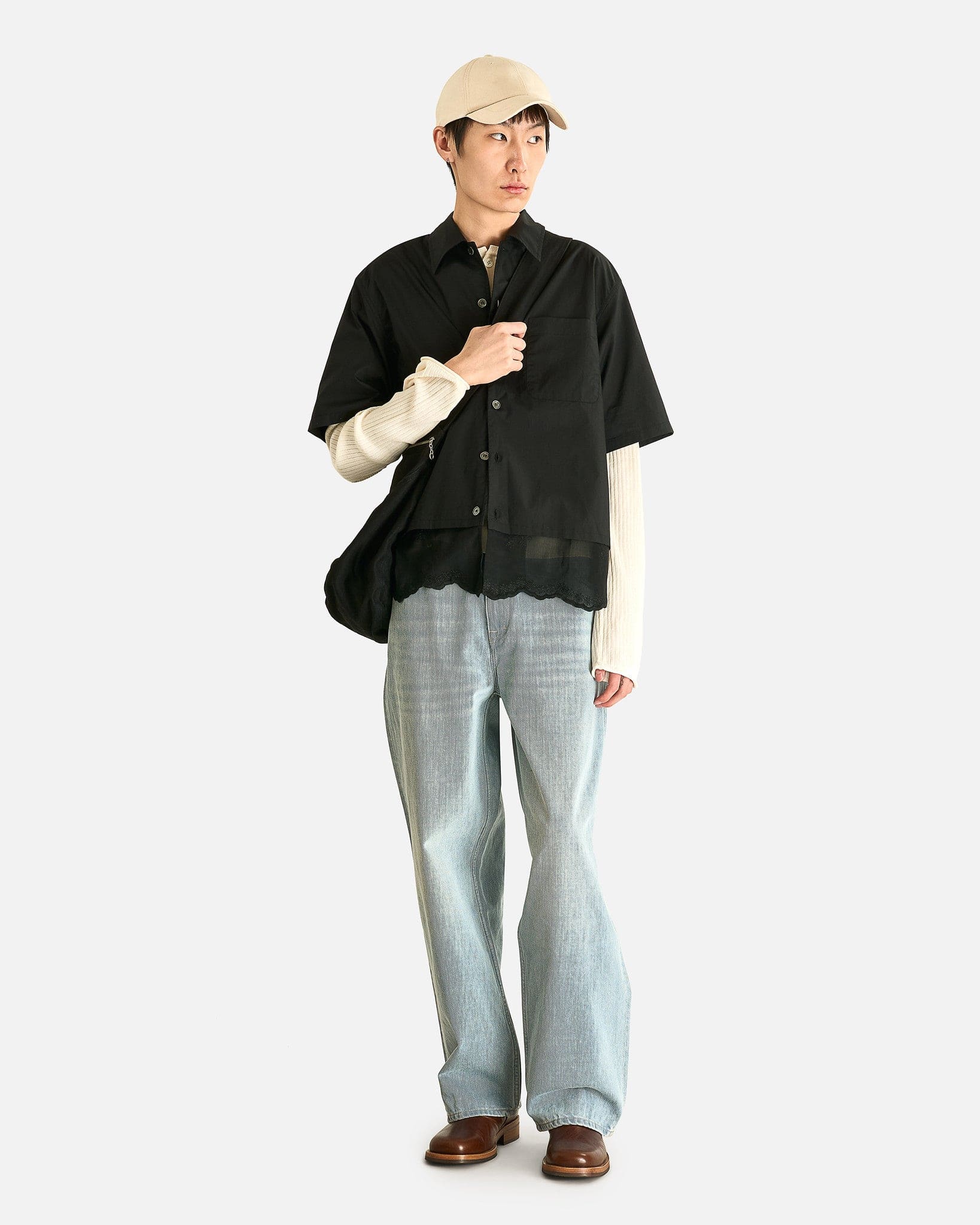 Our Legacy Men's Shirts Every Shirt Shortsleeve in Black