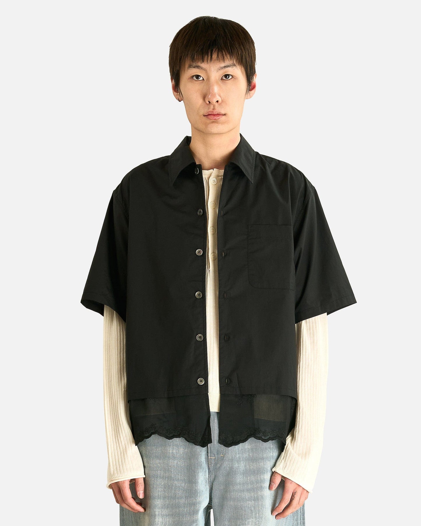 Our Legacy Men's Shirts Every Shirt Shortsleeve in Black