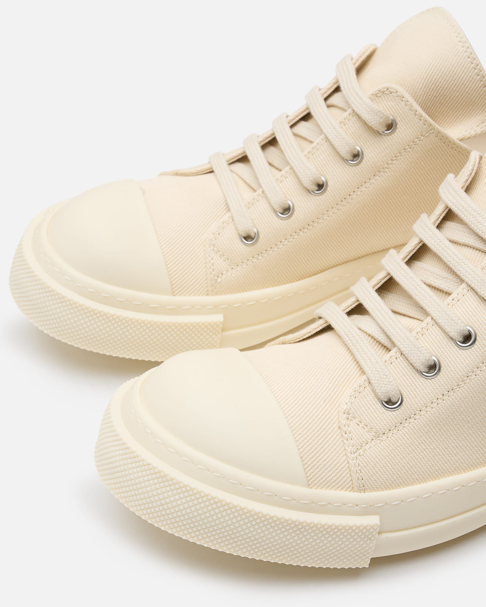 Rick Owens DRKSHDW Men's Sneakers Extreme Low Sneaks in Milk/Milk