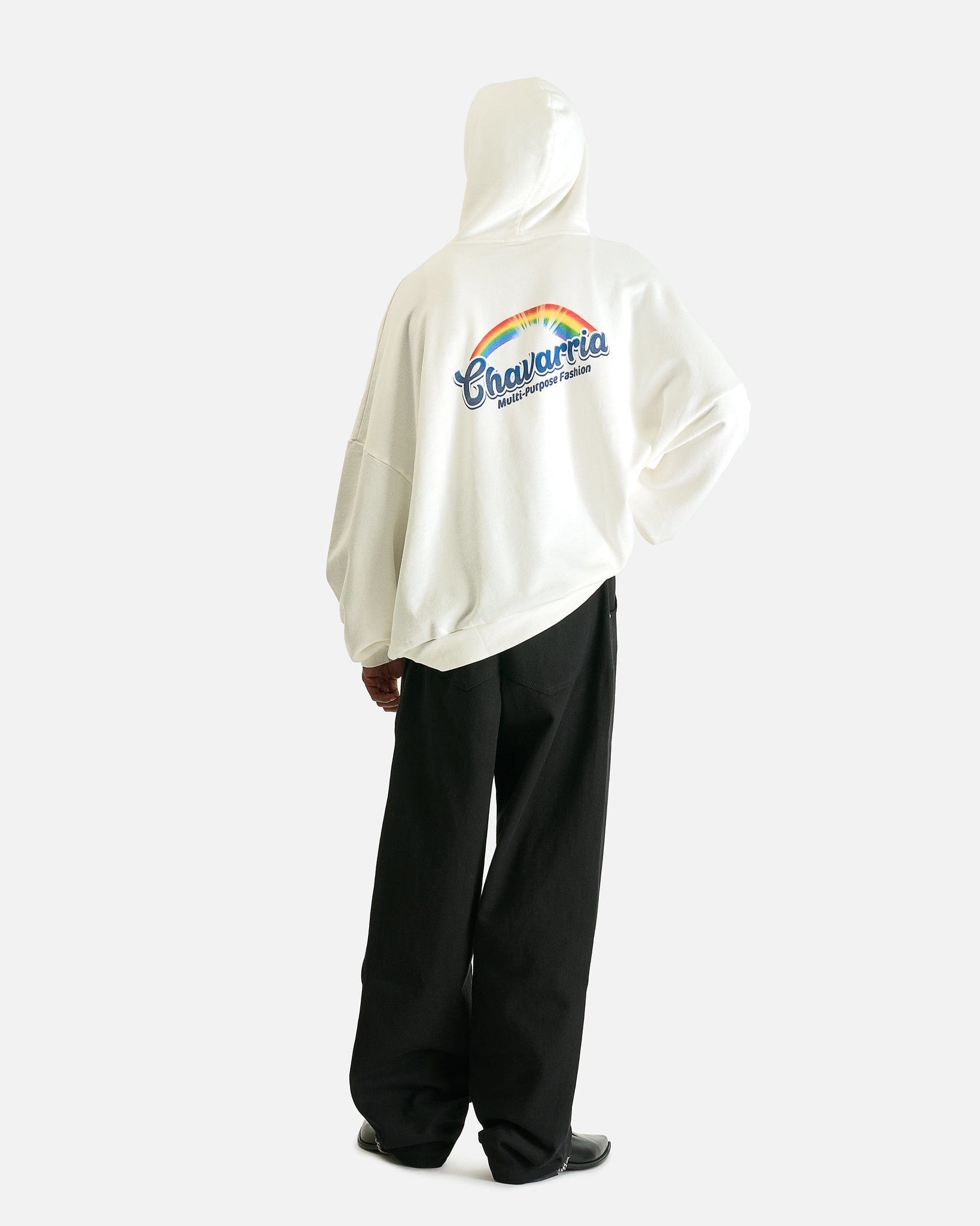 Willy Chavarria Men's Sweatshirts Fabuloso Hooligan Hoodie in White