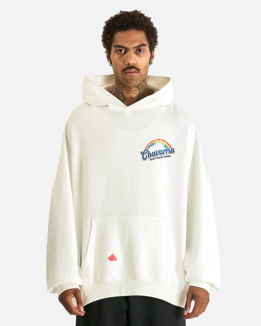 Willy Chavarria Men's Sweatshirts Fabuloso Hooligan Hoodie in White